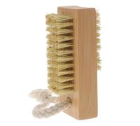 GALPADA Brosse à Ongles Double Face en Bois de Bambou et Fibres de Sisal Petite Taille Corde Suspendue Brosse Exfoliante pour Nettoyer Ongles des Mains Orteils pour Manucure et