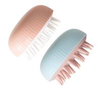 GALPADA Brosse Cuir Chevelu en Silicone 2pcs, Brosse de Massage pour Cheveux Fins et Fragiles, Utilisation Humide et Sèche pour Bain