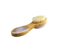 GALPADA Brosse De Bain En Bois Moyennement Ferme Brosse De Massage Pied Exfoliante Pour Massage Et Élimination Peau Morte Usage Corps Et Pieds