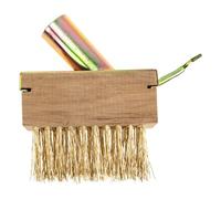 GALPADA Brosse de Désherbage Métallique pour Jardin et Terrasse, Brosse à Fil d'acier Rigide Tête Crochetée, Outil de Nettoyage des Fissures et Joints, Élimination Mousse et Mauvaises