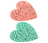 GALPADA Brosse de Massage Cuir Chevelu Bébé 2pcs en Pp Poignée Verte, Brosse Douce pour Lavage et Massage à Domicile Voyage