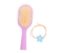 GALPADA Brosse Démêlante Masseuse Violette Peigne Coiffant Portable Cheveux Bouclés Massage Doux Brosse Résistante et Pratique