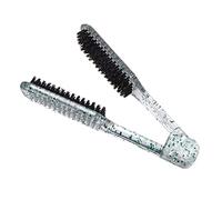 GALPADA Brosse Lissante à Poils Denses Shape Peigne Démêlant Compact pour Cheveux Épais Brosse Professionnelle pour Salon et Usage Domestique