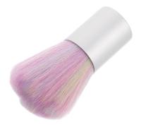 GALPADA Brosse Ongles Poussière Fluffy Manche Court Brosse Manucure Colorée pour Nettoyage Poudre Nail Art Accessoire Salon