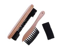 GALPADA Brosse pour Table Billard Naturel Nettoyage Tapis Billard Doux Brosse Rails et Accessoires Kit Complet pour Snooker et Pool Poils Longs et Courts pour Coins et Surface