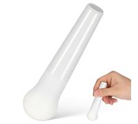 GALPADA Broyeur Manuel en Céramique Cuisine, Pilon Multifonction Tige de 12 CM, Adapté pour Aliments et Préparation Culinaire à Domicile