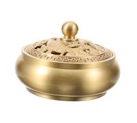 GALPADA Brûleur Parfum Cuivre Doré Antique Ornement de Bureau Zen Cendrier Relaxation pour Décoration Maison