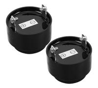 GALPADA Buzzer de Terminal Métallique Sfm380 12v/24v Alarme Continue et Performance Fiable pour Systèmes D'alarme Automatisés en Production Industrielle, Lot de 2 Pièces