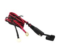 GALPADA Câble Alimentation Moto Sae 1 Mètre Connecteur Œillet Rond, Câble Circuit Batterie Fusible Réarmable, Compatible Charge Solaire Et Démarrage Véhicules Motorisés