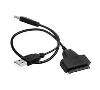 GALPADA Câble de Données Série Noir en Cuivre pour Disque Dur de Notebook 2,5 Pouces, Fonction Réparation et Partition, pour Raccord Facile et Transfert Rapide