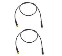 GALPADA Câble Électrique Extension 2pcs Connecteurs Mâle-Femelle en Abs et Alliage, Longueur Flexible, Faible Impédance, pour Voiture et Éclairage LED Extérieur