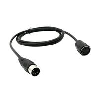 GALPADA Câble Extension Midi Broches Din Mètres Rallonge Instrument Audio Compatible Orgue Électronique et Piano Vintage