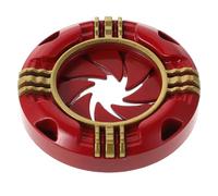 GALPADA Cache-Bouton de Démarrage Moteur Voiture Rouge en Métal Anneau Protecteur Résistant Haute Température Accessoire Intérieur pour Protection Bouton-Poussoir Allumage Installation