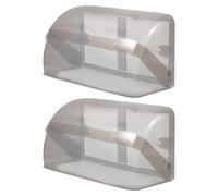 GALPADA Cache-prise Extérieure Étanche en Abs 2pcs pour Prise Murale et Borne de Recharge Ev, Installation Facile, Protection Robuste Intempéries pour Usage Extérieur