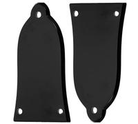 GALPADA Cache-tige de Réglage de Guitare Électrique en Abs Noir 2pcs Installation Facile, Accessoires Guitare pour Personnaliser et Protéger Instrument