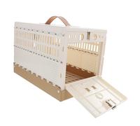 GALPADA Cage Pliable pour Pigeons Plastique Transport et Domestication de Petits Animaux pour Oiseaux et avec Poignée Pratique et Serrure de Sécurité