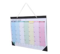 GALPADA Calendrier Mural Horizontal Mois avec Vacances Multi-pays Anglais Espace Notes Organiseur Mural pour Bureau et Maison Planificateur Annuel Clair et Résistant