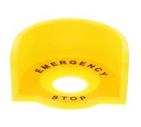 GALPADA capot de protection d'arrêt d'urgence couvercles de bouton couverture de bouton à l'épreuve des enfants avec cache pour bouton couvercle du bouton d'arrêt d'urgence Plastique Jaune
