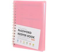 GALPADA Carnet de Passe Portable avec Onglets Alphabétiques Colorés Répertoire Compact pour Mots Passe Carnet Spiralé pour Notes et Organisation Facile