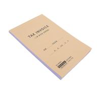 GALPADA Carnet de Reçus en Double Exemplaire 100 Pages Format Petit Papier Kraft Support Rigide pour Suivi des Commandes et Factures Commerciales Bloc de Factures Fiscales Adapté aux