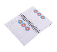 GALPADA Carnet de Score pour Tir à l'arc, Couverture Plastique, Reliure Spirale, Léger et Solide, pour L'entraînement et L'analyse des Performances