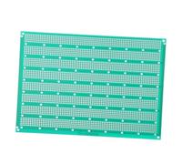 GALPADA Carte De Circuit Imprimé pour Prototypage, Plaque D'essai Simple Face 15x20 Cm, Outil De Soudure Polyvalent pour Bricolage Électronique, Laboratoire Et Expérimentations DIY, Couleur Vert,