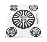 GALPADA Carte de Vérification des Couleurs Vidéo Mire Étalonnage Objectif Outil de Mise au Point pour Caméra IP Mire de Test Objectif Cible de Réglage de Caméra
