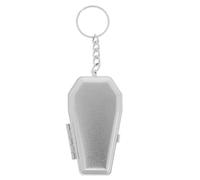 GALPADA Cendrier Décoratif Mini Cercueil en Fer Blanc Argenté | Boîte Couvercle, Format Léger pour Conduite, Accessoire Créatif pour Collègues et Petit Ami