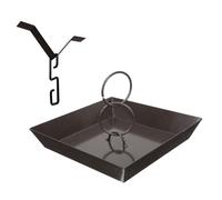 GALPADA Chaîne de Pluie Suspendue avec Bac Collecteur et Crochets Accessoire Décoratif Extérieur pour Gouttières Installation Facile Décoration Jardin Élégante et Fonctionnelle