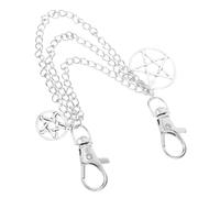 GALPADA Chaînes De Chaussures Décoratives En Alliage Métallique Blanc k Étoile à Cinq Branches, Accessoires Unisexes Pour Baskets Et Bottes, Breloques Pour Rehausser Style Urbain