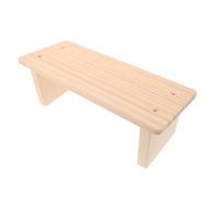 GALPADA Chaise de Prière en Bois Beige Portable Surface Facile d'entretien, Banc Chrétien Compact pour Église et Espace de Culte à Domicile