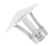 GALPADA Chapeau de Cheminée Acier Inoxydable Couvercle Antipluie pour Tuyau de Ventilation Installation Facile et Pratique Protection Étanche pour Toiture Compatible avec Conduits
