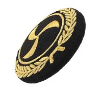 GALPADA Chapeau De Marin Brodé Avec Insigne Applique Accessoire Nautique Pour Costume De Yacht Pour Et Déguisements