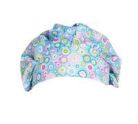 GALPADA Chapeau de Travail en Coton à Motif Fleurs Bleues, Confortable et Respirant pour Infirmières et Médecins, pour Maintenir un Travail