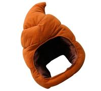 GALPADA Chapeau Doux de Dessin Animé Marron en Peluche Coton Pp Facile à Porter et Ne Tombe Pas, pour Fêtes et Déguisements Humoristiques Adultes et Garçon et Filles