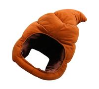 GALPADA Chapeau Drôle en Peluche Pp Coton Marron, Facile à Porter et Ne Tombe Pas, pour Fêtes Costumées et Poisson D'avril, Taille Adulte et Garçon et Filles