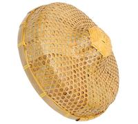 GALPADA Chapeau en Bambou Tissé à la Main Chapeau de Protection Solaire Fermier Léger 365 CM X 14 CM pour Jardinage Pêche et Activités Extérieures