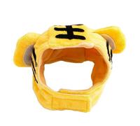 GALPADA Chapeaux pour Chats et Chiens Style Tigre en Tissu Jaune, Lot de 2 Pièces, Réduisent la Sensation de Contrainte, pour Fêtes Costumées et Cosplay pour Animaux