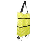 GALPADA Chariot de Courses Pliable à roulettes Oxford Léger et Résistant Panier Cabas Multifonction pour Courses et Légumes Trolley Portable Compact et Facile à Ranger