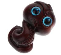 GALPADA Charme Serpent du Zodiaque Chinois en Bois de Santal Cristal, Pendentif Porte-Clés Multifonction, Décoration Feng Shui pour Maison et Bureau, Souvenir Année du Serpent 2025