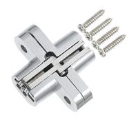 GALPADA Charnière de Porte Invisible en Alliage de Zinc 13x45 Mm, Charnière Cachée Pivotante à 180°, Réglable 3d pour Portes D’armoire et Placard, Quincaillerie Cuisine et Mobilier,