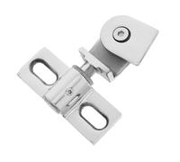 GALPADA Charnière Pivotante 1 Set Application Polyvalente pour Porte Acier Inoxydable Argenté, Design Bidirectionnel Style Moderne Simple