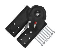 GALPADA Charnière pour Échelle Pliante Aluminium Kit de Fixation Robuste avec Verrouillage Sécurisé Connexion Stable et Pliable pour Échelle de Grenier Accessoires avec Vis Inclus