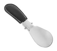 GALPADA Chausse-pied Housse de en Pu Portable Accessoire Multifonctionnel en Acier Inoxydable Housse de en Pu Outil Compact pour Faciliter le Port des Chaussures pour Femmes