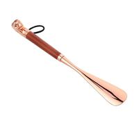 GALPADA Chausse Pied Long Alliage Décorative Manche Ergonomique Antidérapant Outil Portable pour Seniors Hommes Femmes à Enfiler Chaussures et Bottes à et Voyage