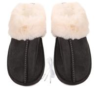 GALPADA Chaussons Chauffants USB pour Femmes Semelle Chauffante Électrique Douce Réchauffe Froids Chauffe-électrique Intérieur Extérieur Gris Foncé