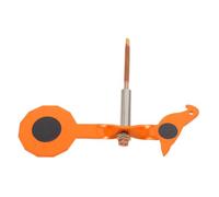GALPADA Cible de Tir et Réinitialisation Automatique en Fer Forme Oiseau Rouge avec Résistance Exceptionnelle pour Pratique en Extérieur et Stand de Tir