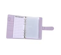 GALPADA Classeur Budget Portable avec Pochettes Zippées Organiseur et Épargne Cahier Compte Personnel PU pour Dépenses