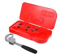 GALPADA assin Réglable pour Robinet et Évier, 1 Set Rouge