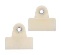 GALPADA Clip de Fixation pour Verre Voiture Beige, Support de Montage en Plastique Robuste, Pince de Levage Lisse pour Fenêtres Latérales, Clips pour Vitre de Porte, Maintien Sécurisé